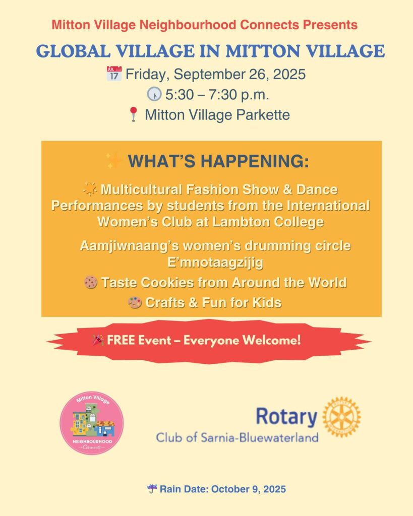 Mitton Village to host “Global Village” community event