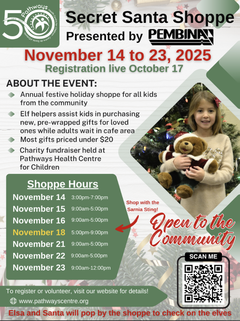 Pathways announces return of ‘Secret Santa Shoppe’ for Sarnia-Lambton families