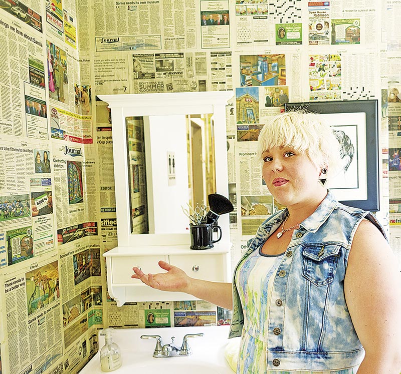 Hair salon patrons privy to all the news