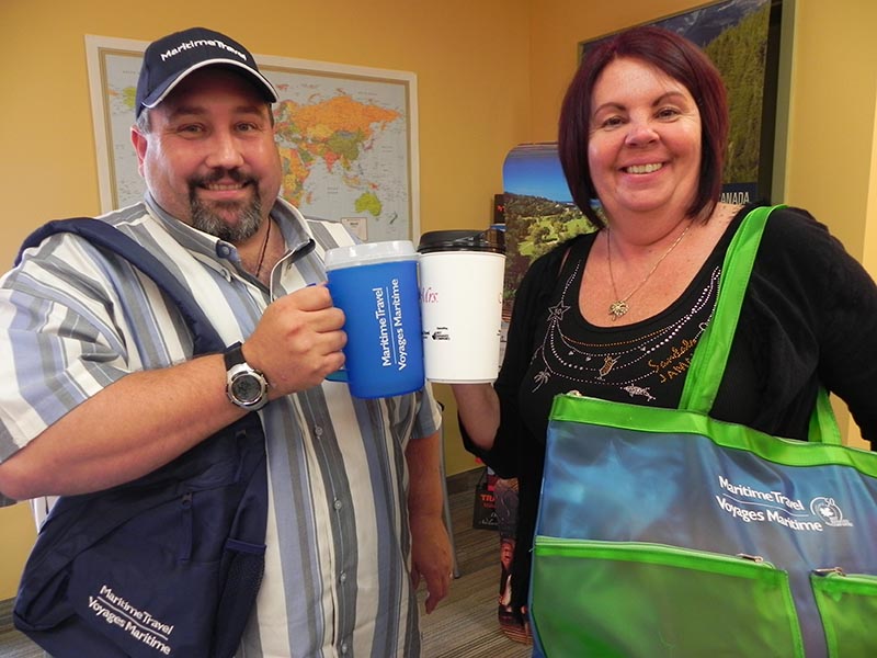 Travel agency goes old school