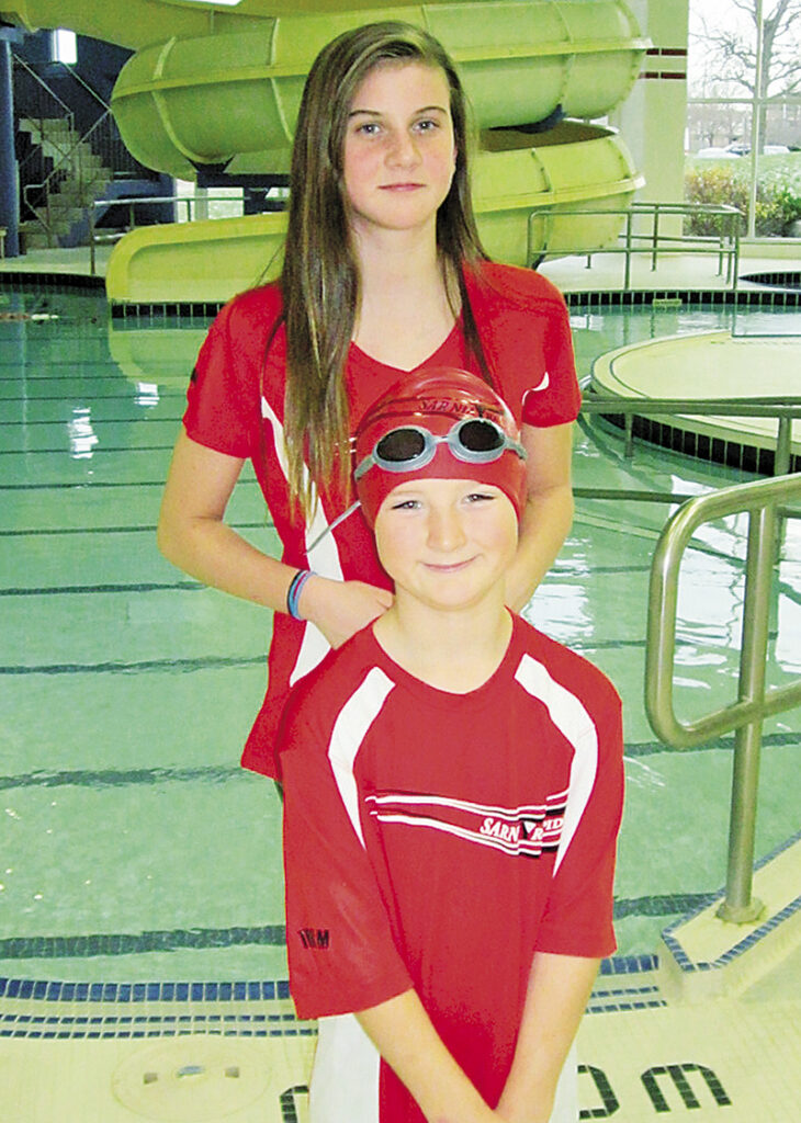 Swimmers win first place ribbons