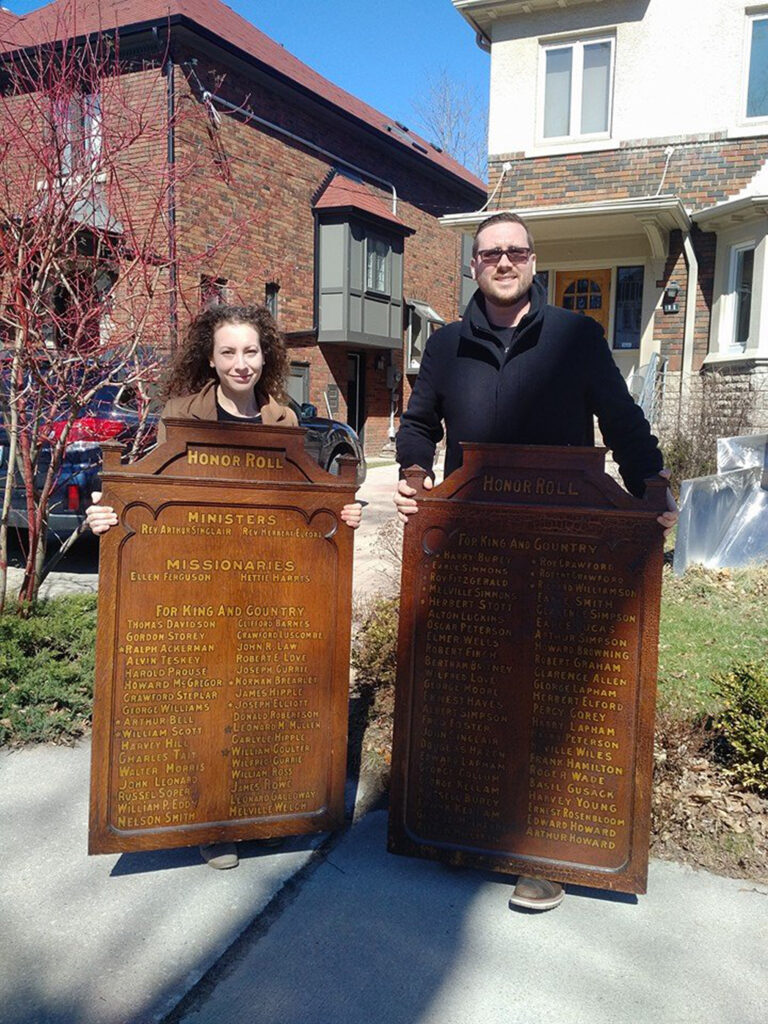 Piece of city history rescued from the trash heap