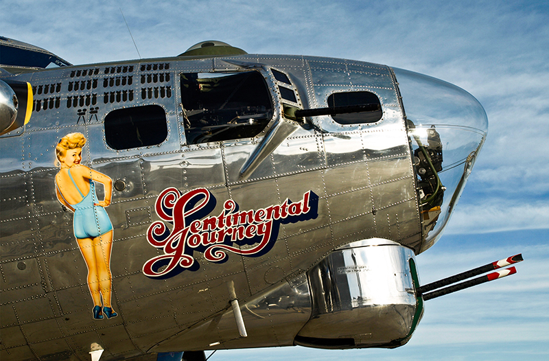 B17 Bomber bringing a payload of ‘40s nostalgia