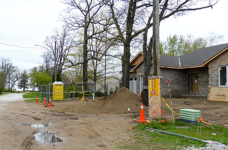 Unearthing of human skull halts home construction