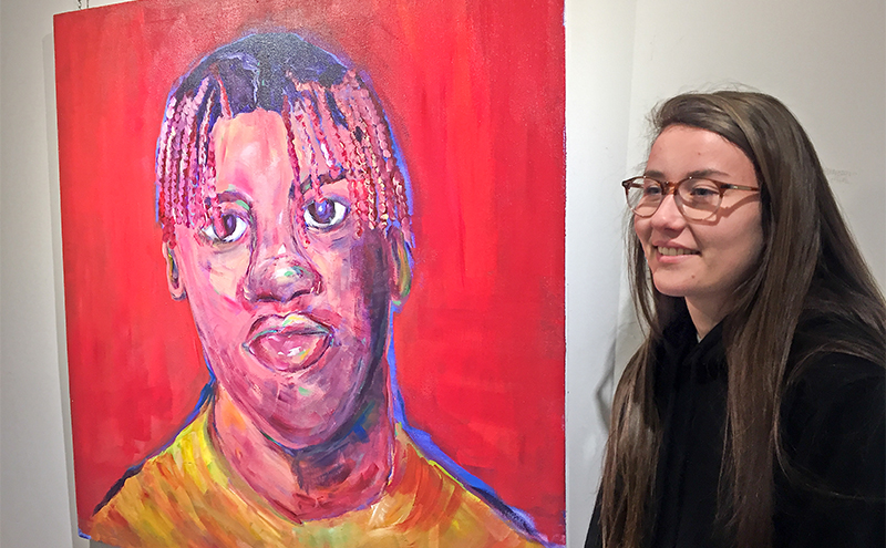 Student art shows no fear at Gallery in the Grove exhibit