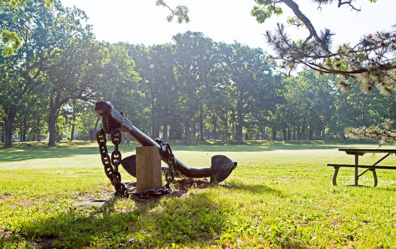 Anchors dropped in Canatara hold nautical legacy in place