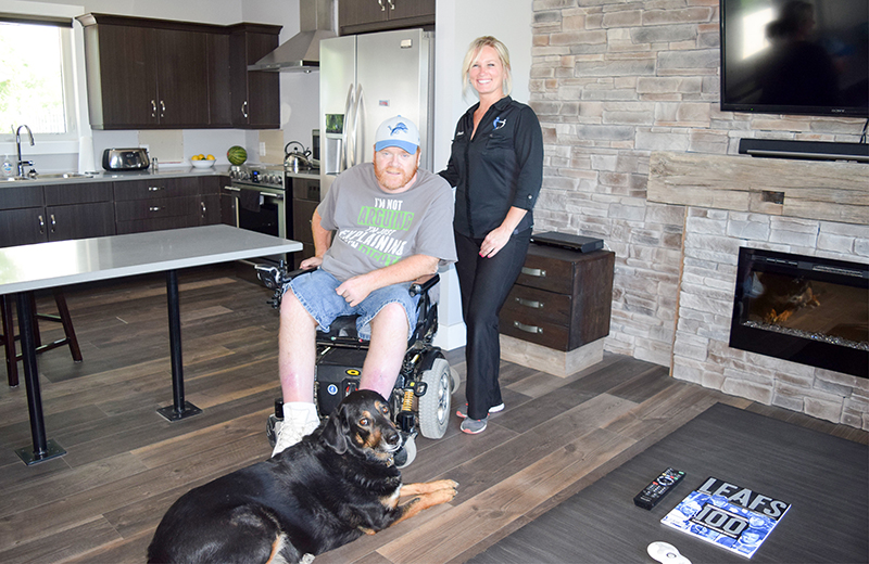 Hundreds help build new home for Jamie