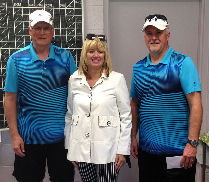 Lawn bowling winners