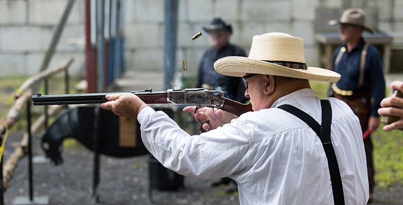 Yep, these cowboys do a bang-up job on the shootin’ range