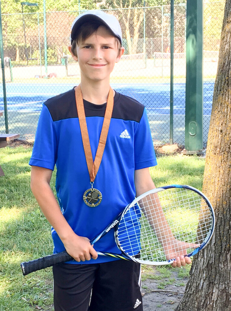 Young city tennis player claims tour championship title