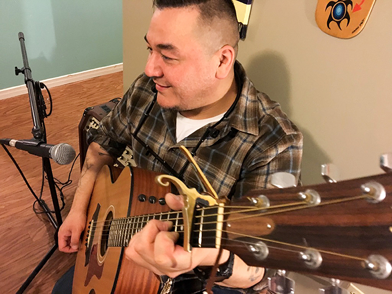 Kettle Point musician recording new album at Sarnia studio