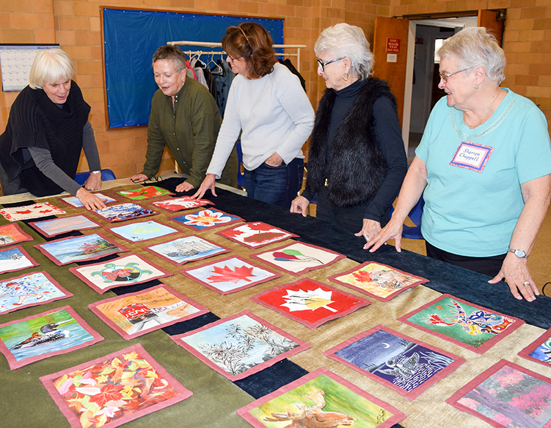 Local artists team up on wall hanging for Canada’s birthday