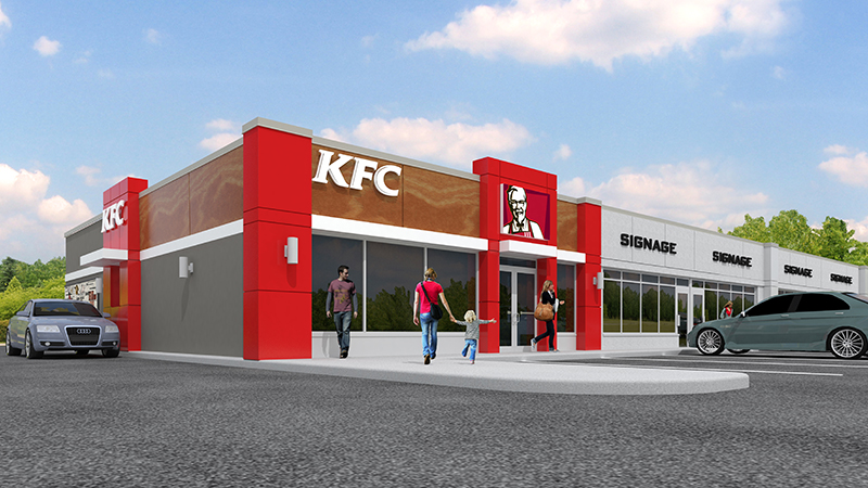 KFC first business in new development