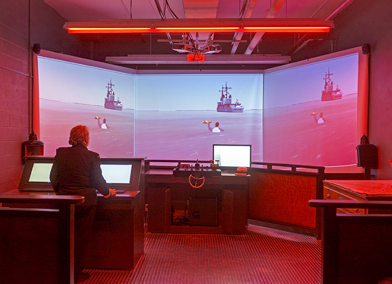 Simulator giving young Sea Cadets a taste of the high seas