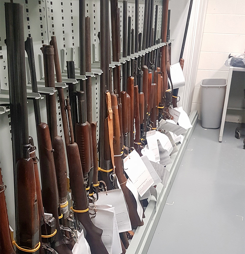 Residents turn over 51 rifles and handguns during amnesty