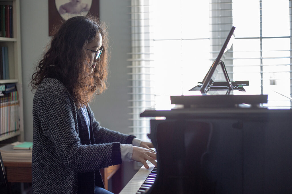 Accomplished 16-year-old pianist preparing for a larger stage