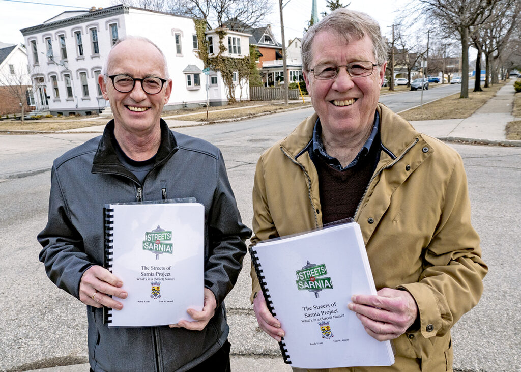 The history of Sarnia’s street names now an open book