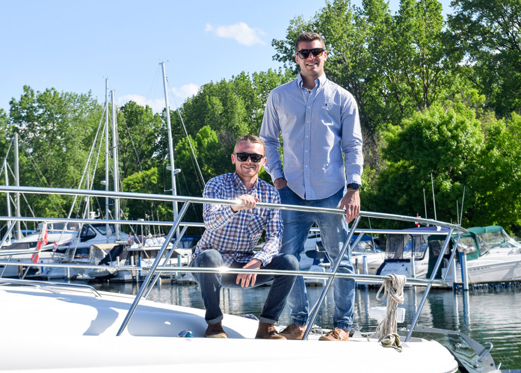Cousins learn the ropes of new boat cleaning business
