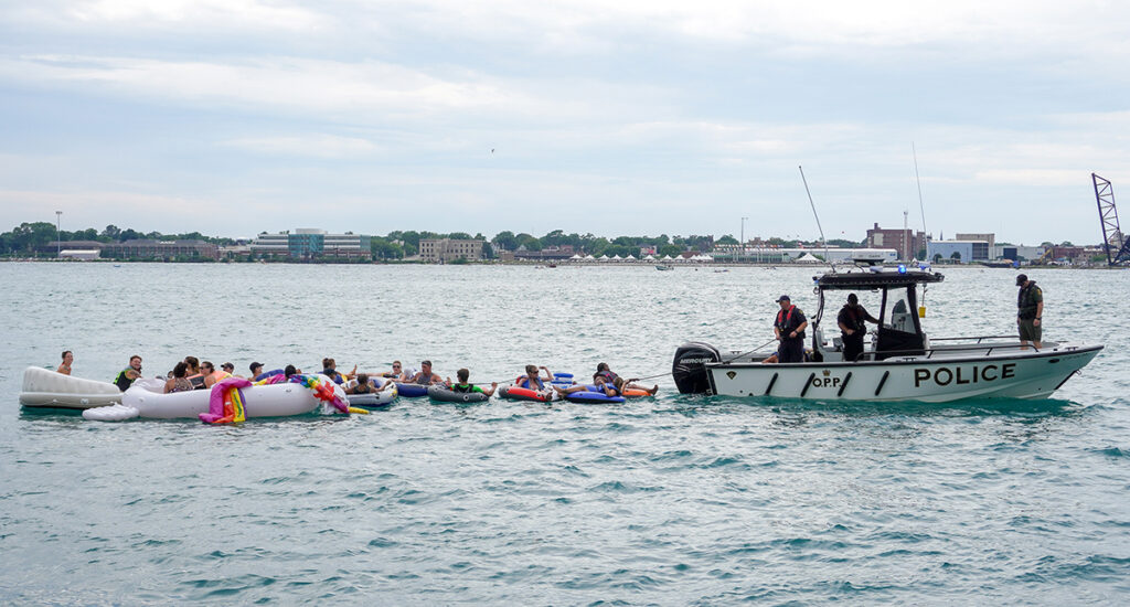 Float Downers escorted home