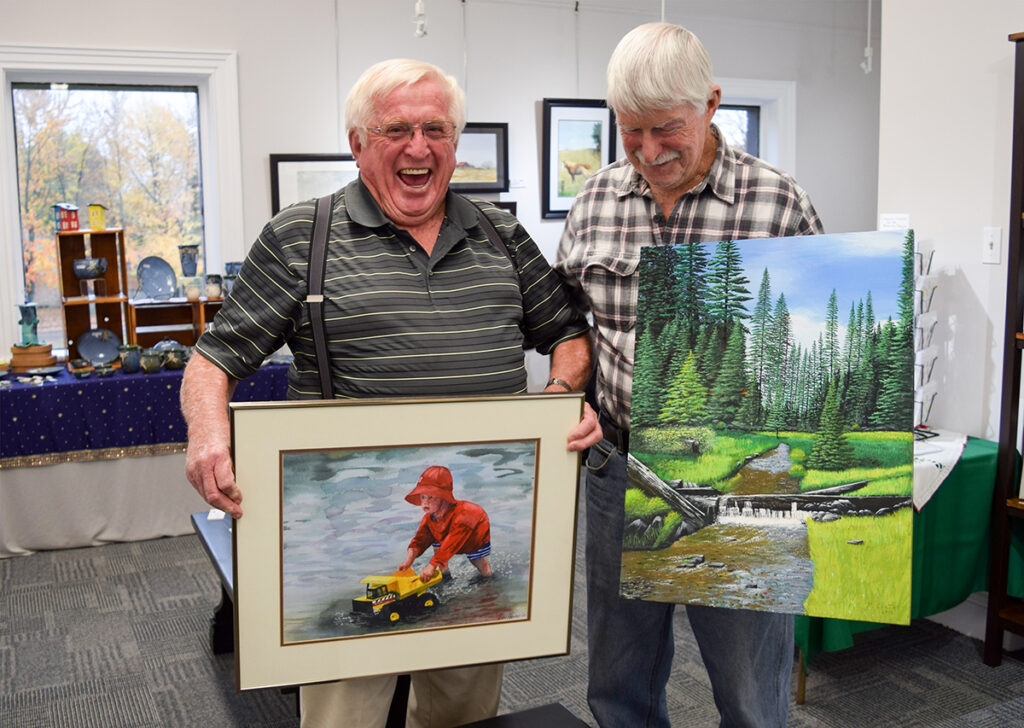 Retirees paint portrait of the artist as a sprung man