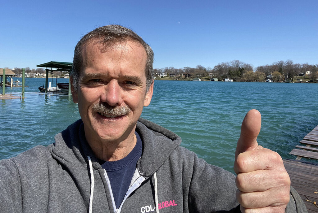 Chris Hadfield staying positive amid pandemic while hunkered down on Stag Island