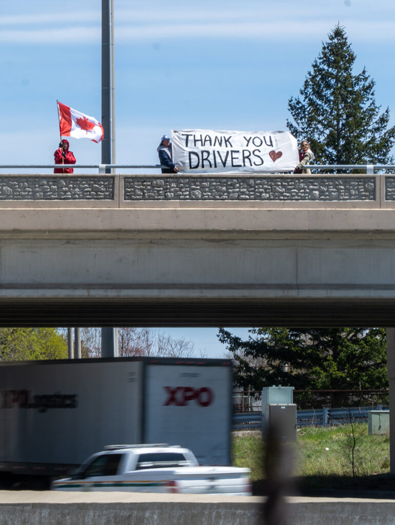 Thanking essential drivers