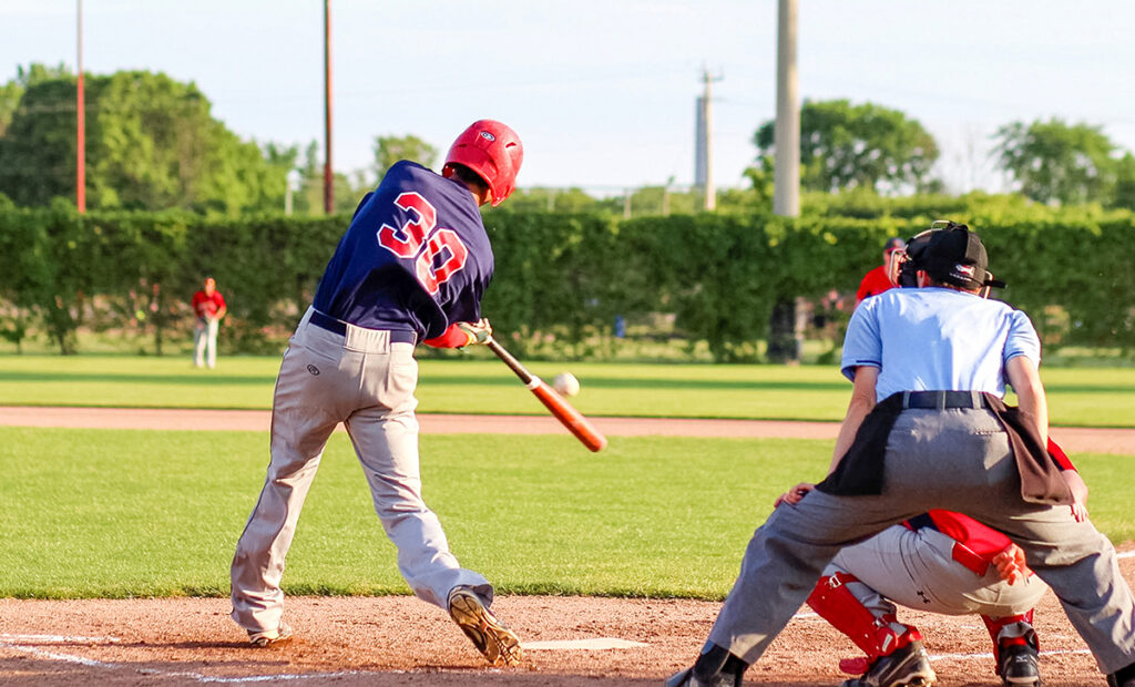 Hey ump. What are you doing out on the playing field?