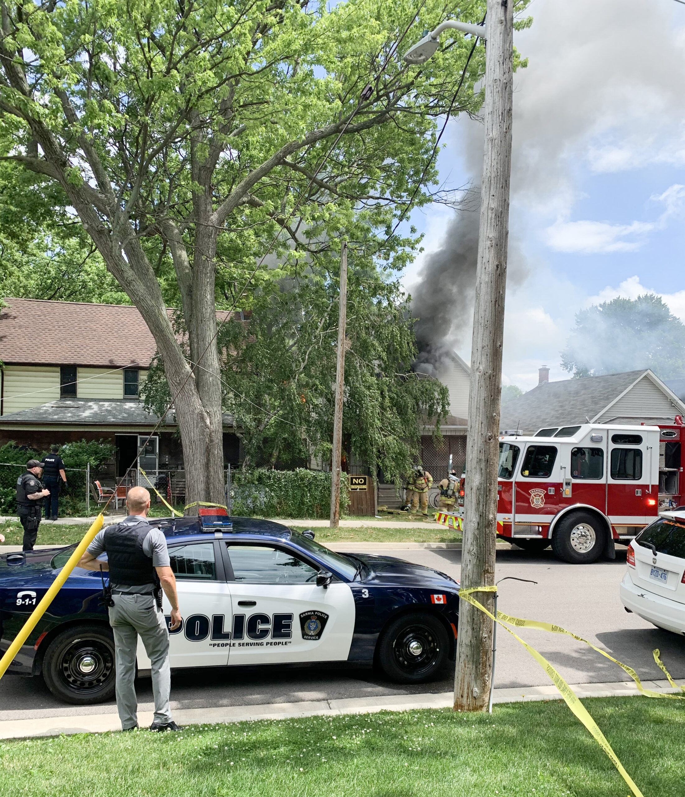 Fire on Queen Street