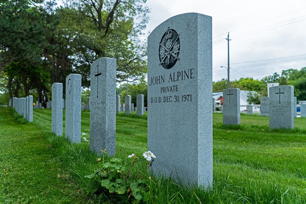 Mystery solved. Military gravestones replaced