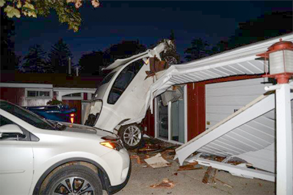City police seek information in bizarre vehicle crash