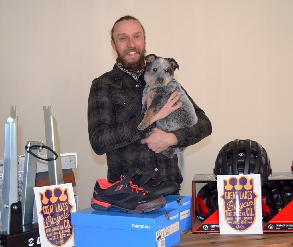 New bike shop owner eager to get back in the saddle