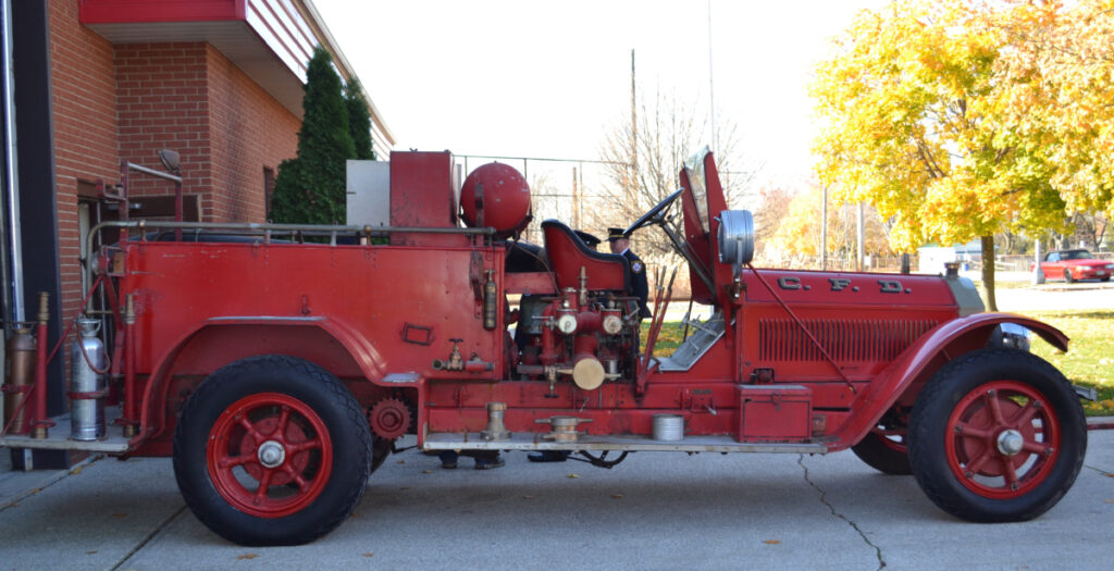 Donation gets antique pumper truck restoration fired up