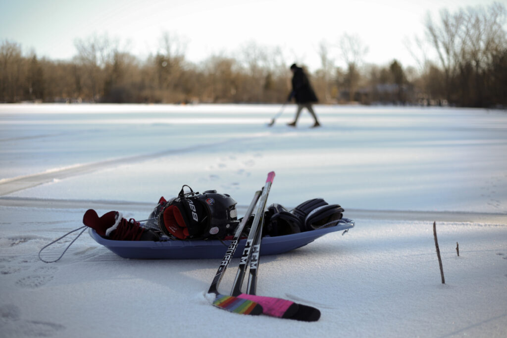 Couple says Lake Chipican like a ‘frozen Field of Dreams’