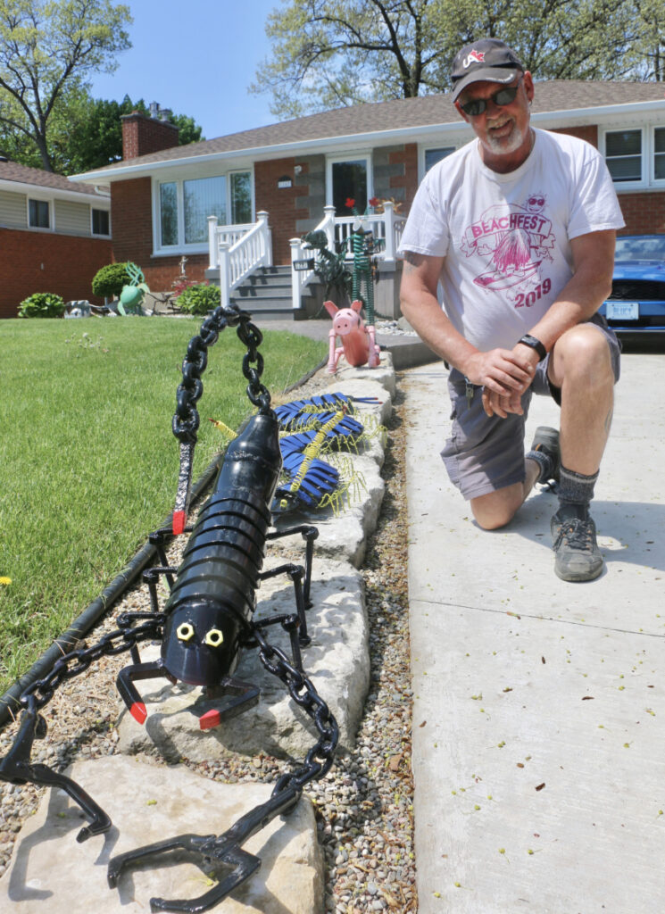 Pipefitter has fun yard sculptures down to a fine art