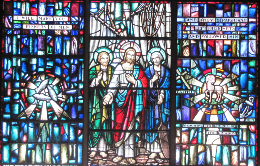 Firefighters save beloved stained glass window – twice
