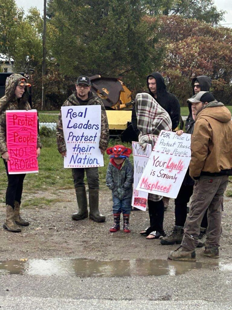 Aazhoodena members allege threats, seek removal of non-Indigenous individuals amid jurisdictional stalemate