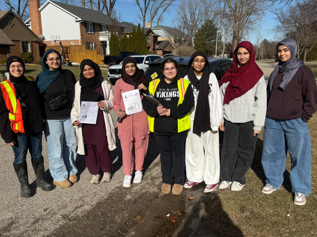 Grade 9 student leads Ramadan food drive collecting 3,000 pounds for Sarnia shelters