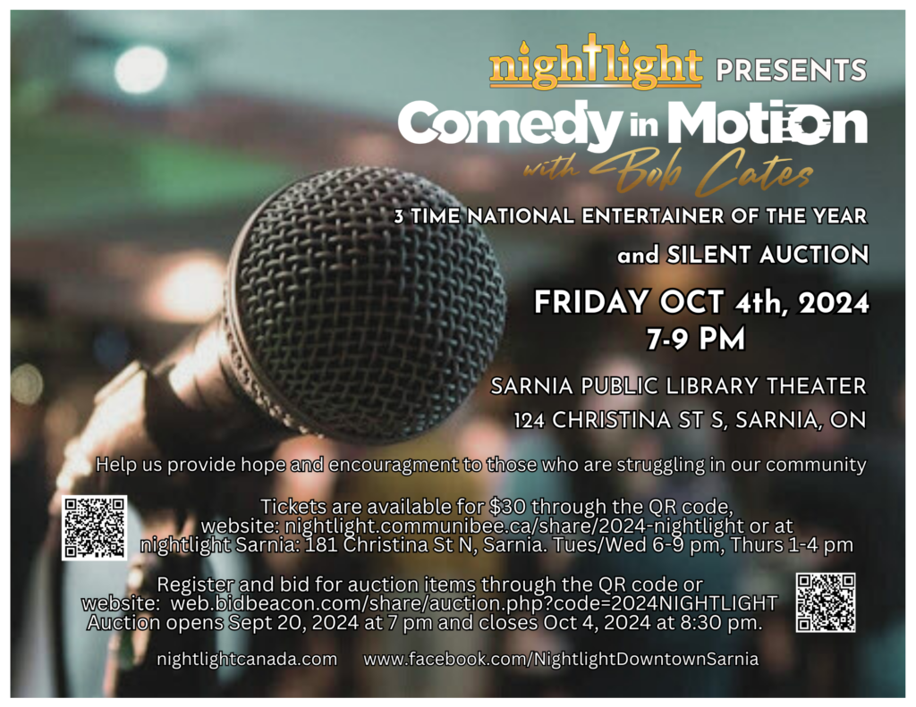 LETTER: Nightlight Sarnia to host an event Oct. 4