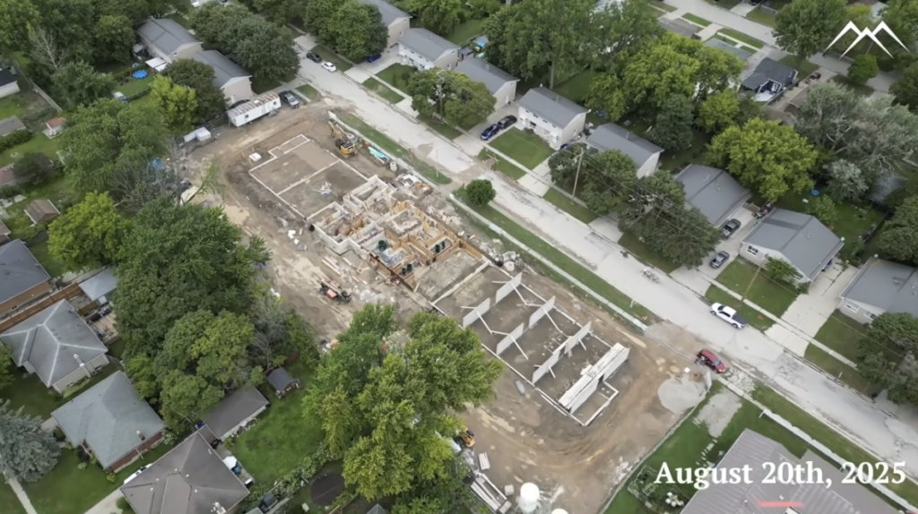 Construction steadily moving forward at 471 Kathleen Avenue