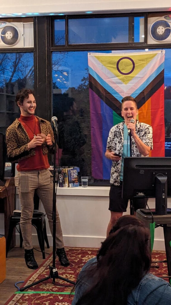 Reba Joy brings queer joy home with Queer Karaoke event