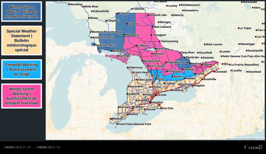 Special weather statement remains in effect for Sarnia-Lambton