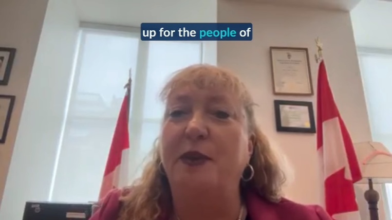 Marilyn Gladu and the script she can’t stop reading