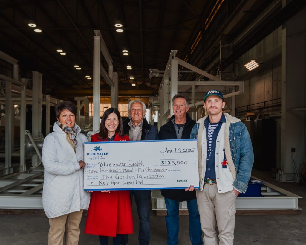 Gordon Foundation and Kel-Gor support emergency and telemetry upgrades at Bluewater Health