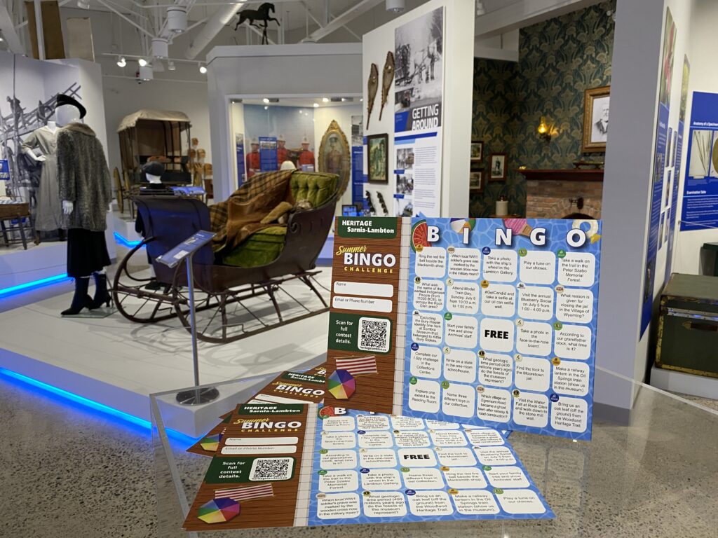 Heritage BINGO invites families to explore Lambton museums