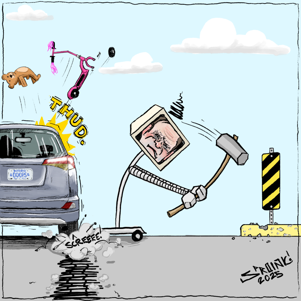 The terrifying tale of the yellow curbs