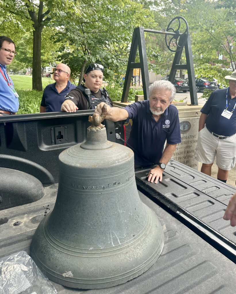 ‘It’s unbelievable, really:’ historic George Street School bell recovered