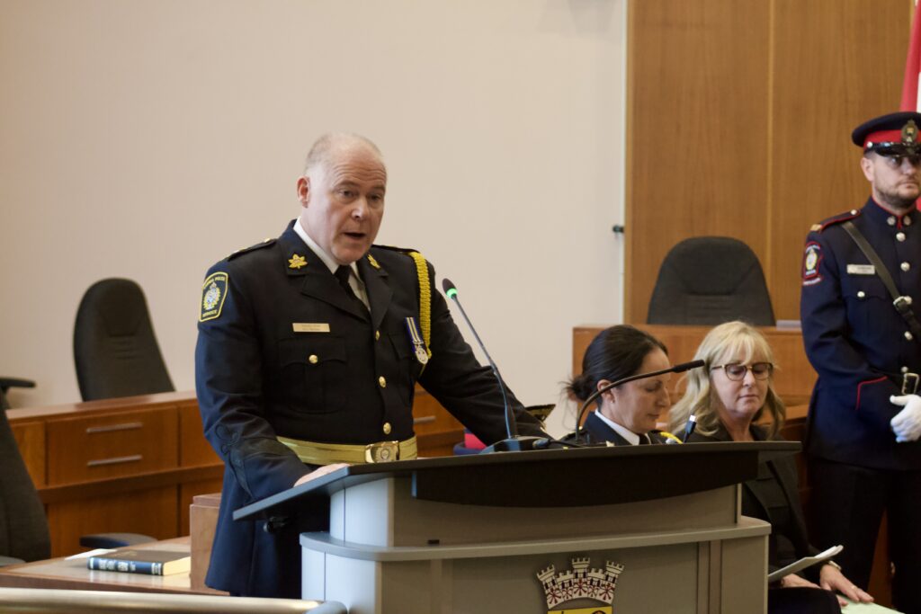“It’s going to be a challenge, but I’m looking forward to it:” new deputy chief sworn in