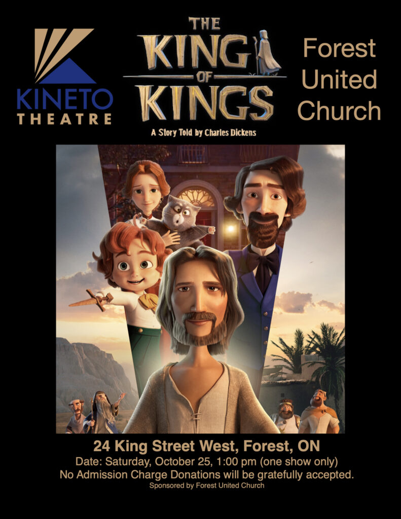 Forest United Church to host free movie screening of “King of Kings”
