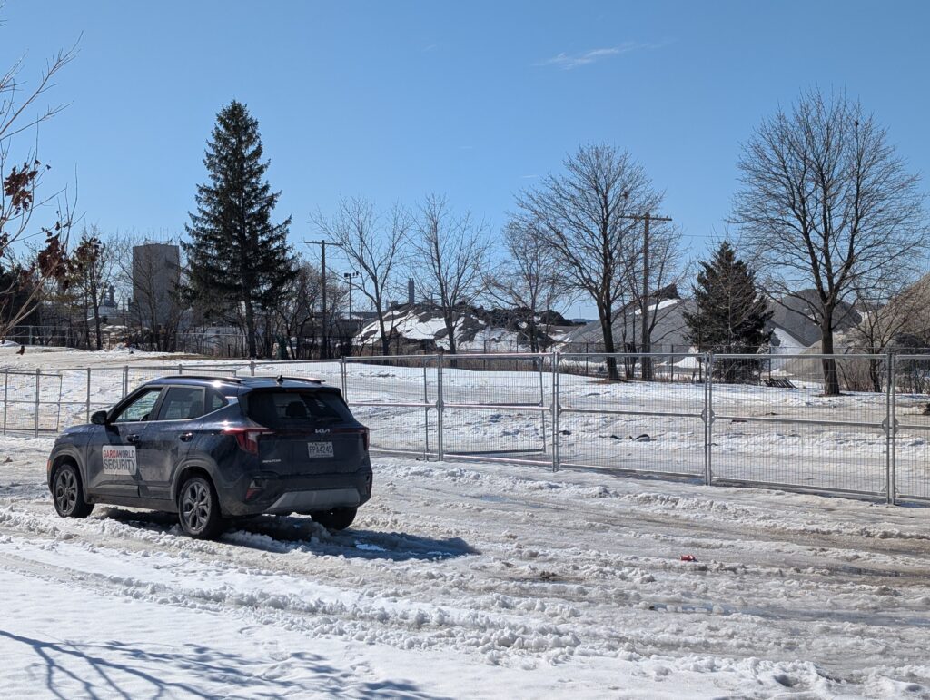 Security remains in place at Rainbow Park