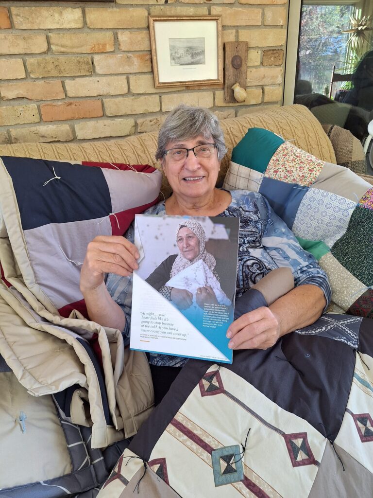 Sarnia’s Ruth Johnston sews comforters for aid in Ukraine and for global refugees